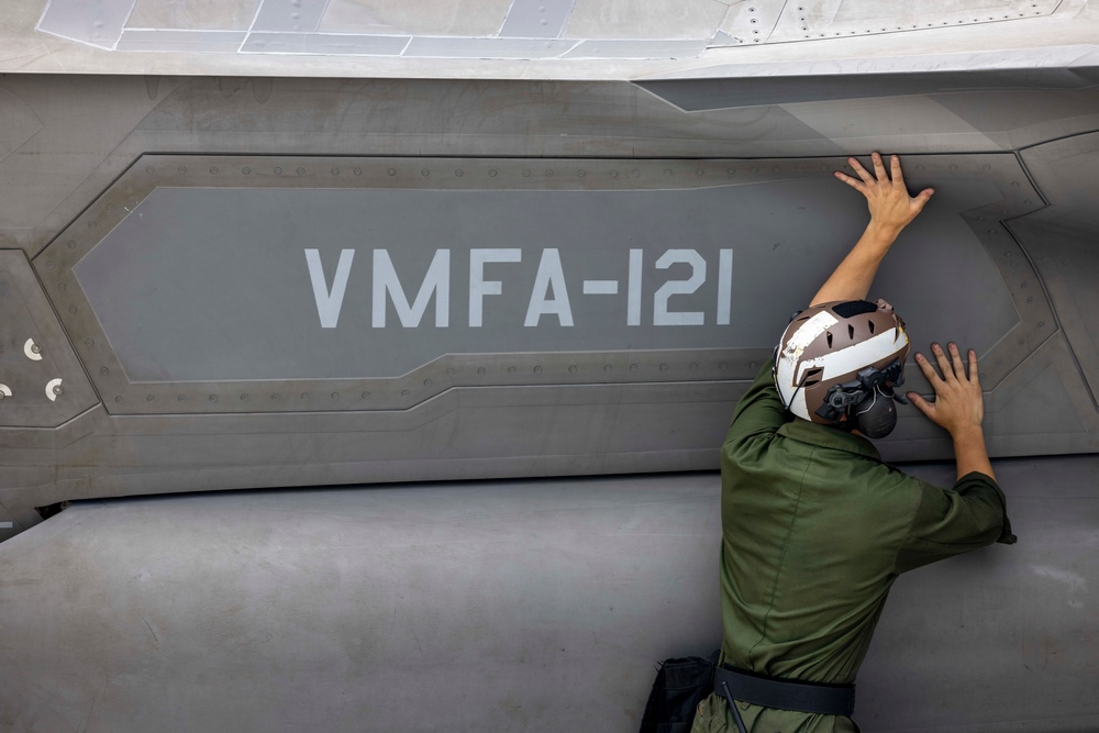 Unleashing Fury: VMFA-121 conduct ordnance operations in Guam