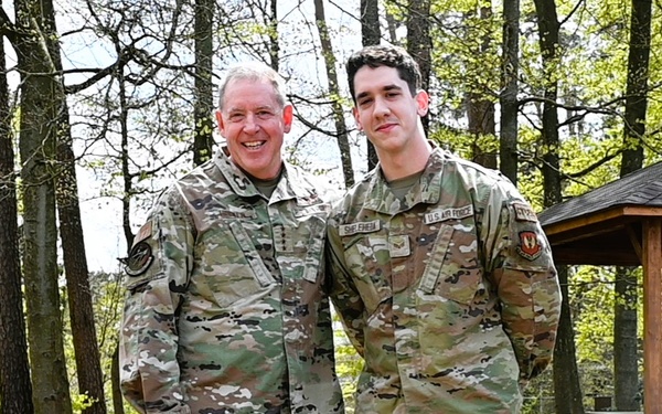 Gen. Hecker recognizes 1 ASOS Airman