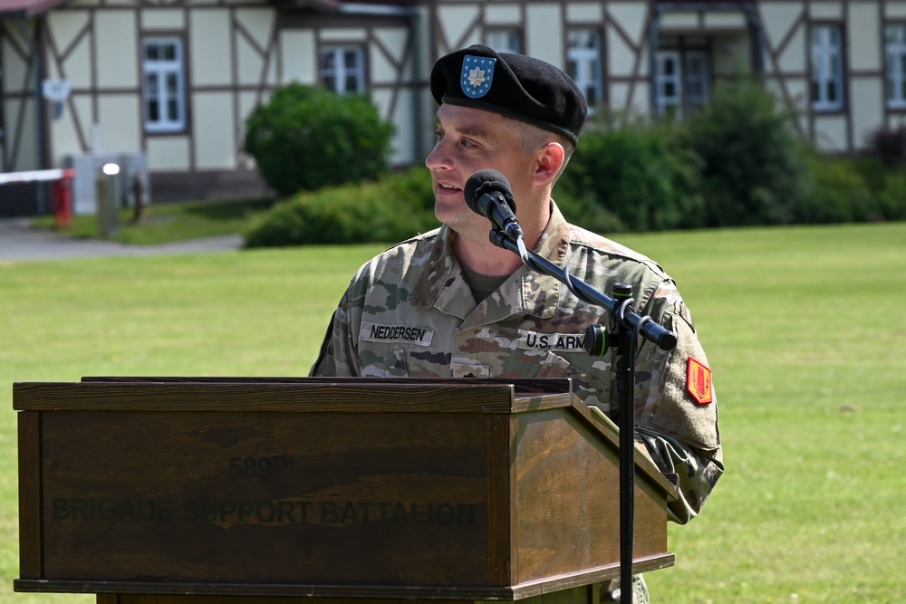 589th Brigade Support Battalion Change of Command