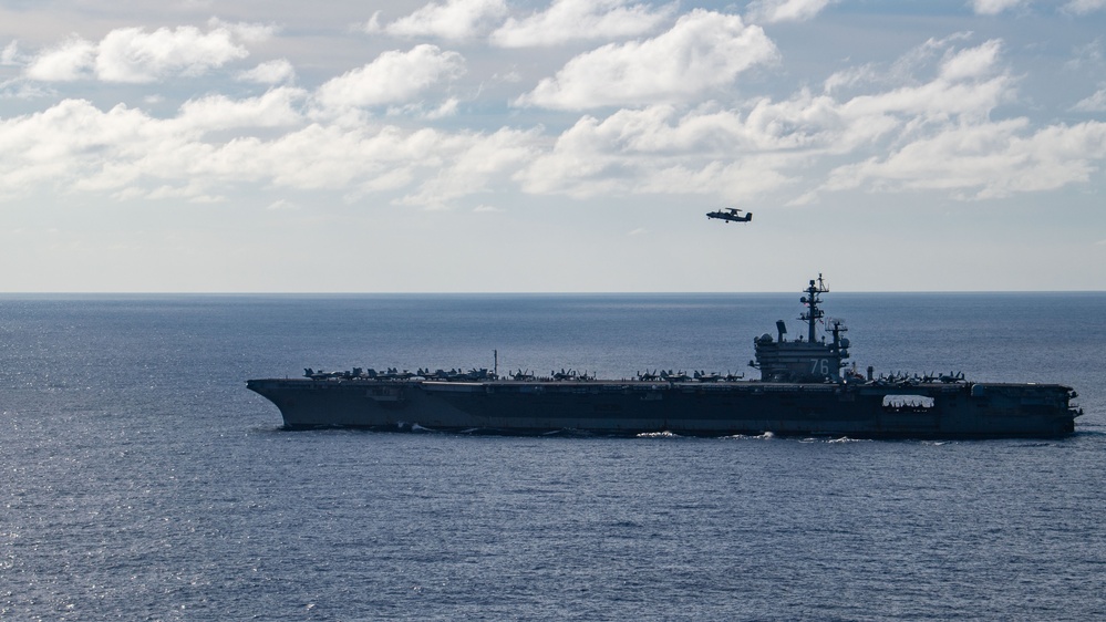 USS Ronald Reagan (CVN 76) conducts flight operations in support of Valiant Shield 2024