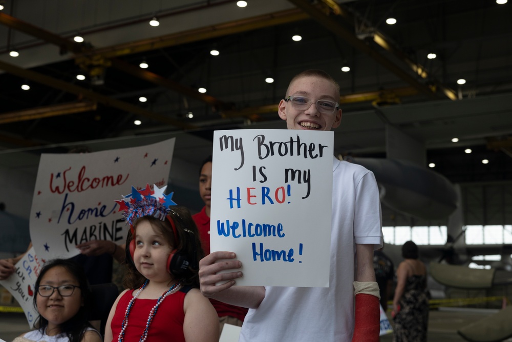 Marine Aerial Refueler Transport Squadron (VMGR) 252 returns from deployment