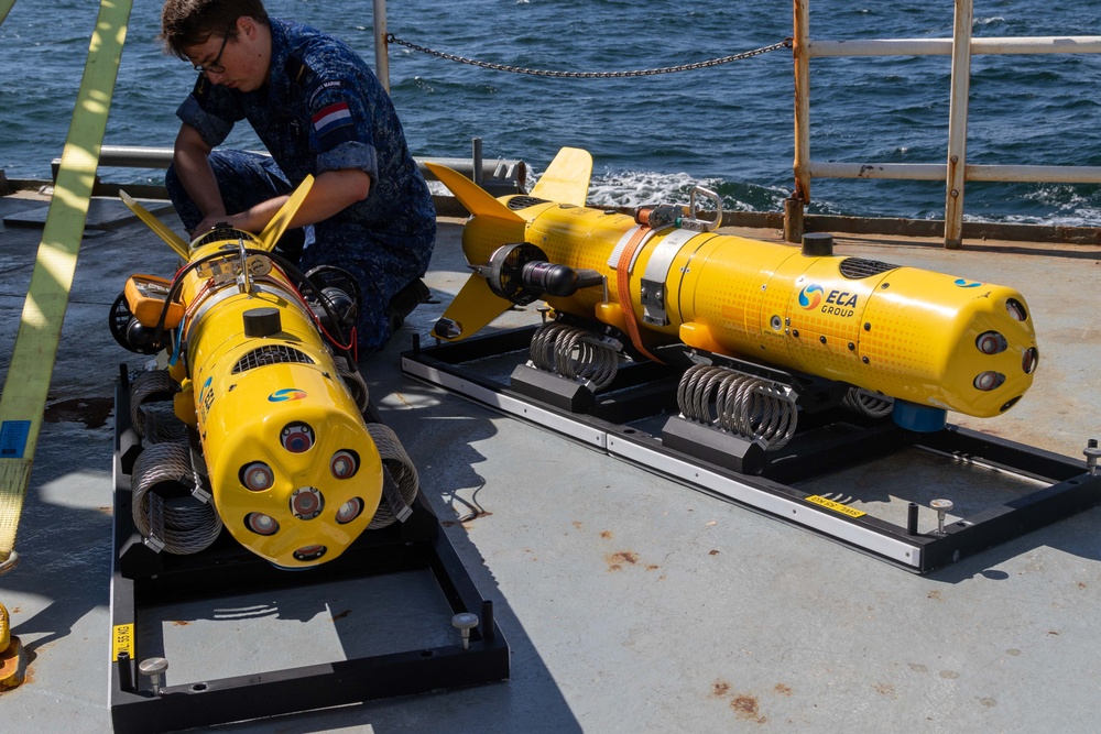 Underwater Drone Onboard NSEA GEOSEA During BALTOPS 24