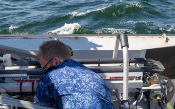Royal Netherlands Navy Sailor Installs Underwater Drone During BALTOPS 24
