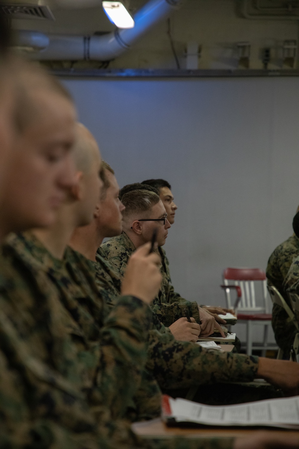 24th MEU (SOC) Conducts Lance Corporal Seminar Aboard USS Wasp (LHD 1)