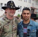 USO Ambassador Wilmer Valderrama visits Bemowo Piskie Training Area, Poland