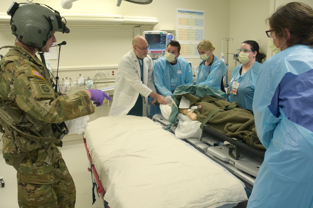 Wisconsin Guard Black Hawks practice emergency response with Aurora Medical centers