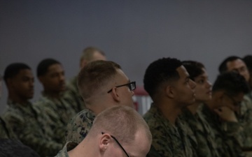 24th MEU (SOC) Conducts Lance Corporal Seminar Aboard USS Wasp (LHD 1)