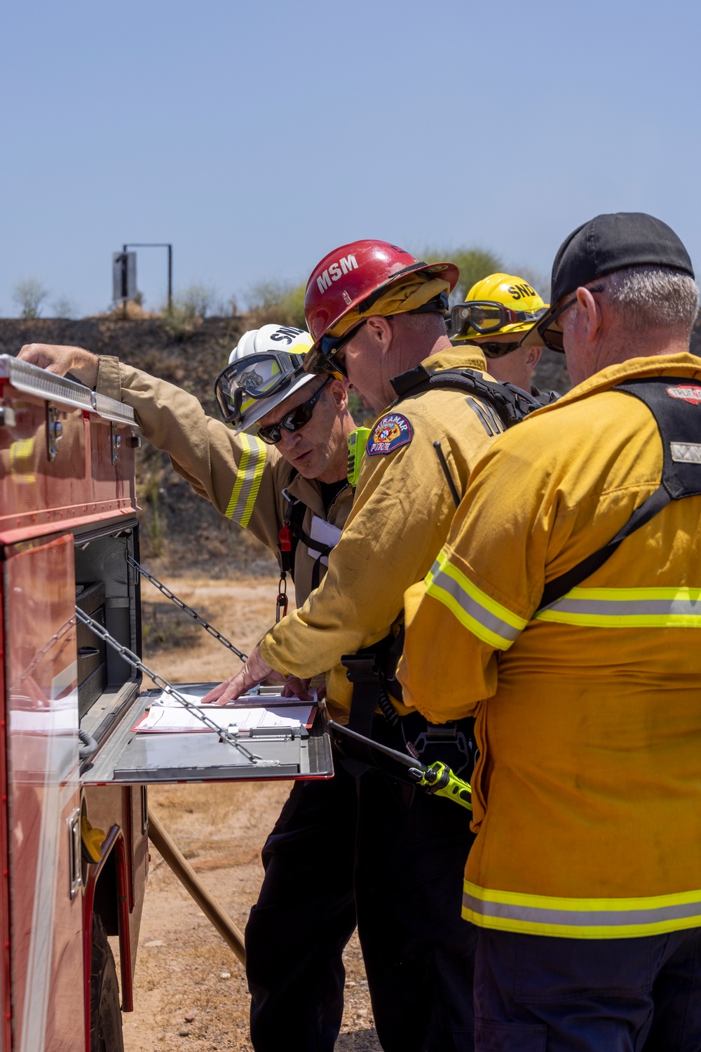Miramar Fire Department leads a prescribed Burn on Hathcock Range 2024