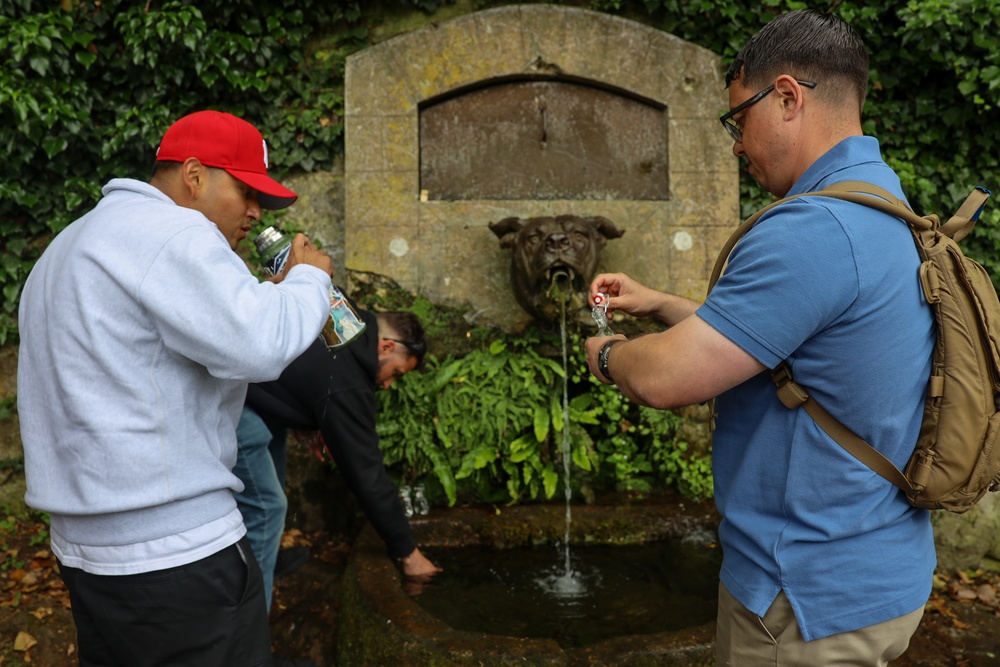 24th MEU (SOC) Professional Military Educational Tour in Belleau Wood, France