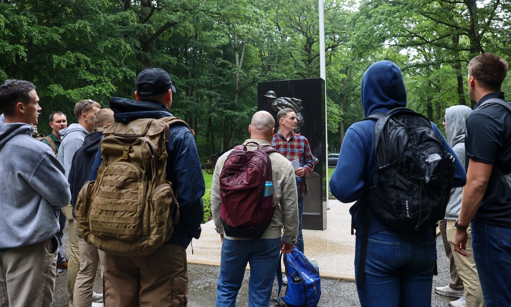 24th MEU (SOC) Professional Military Educational Tour in Belleau Wood, France