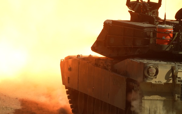 Abrams live fire range