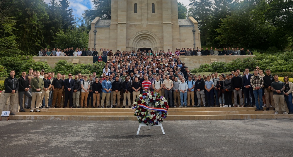 24th MEU (SOC) Professional Military Educational Tour in Belleau Wood, France