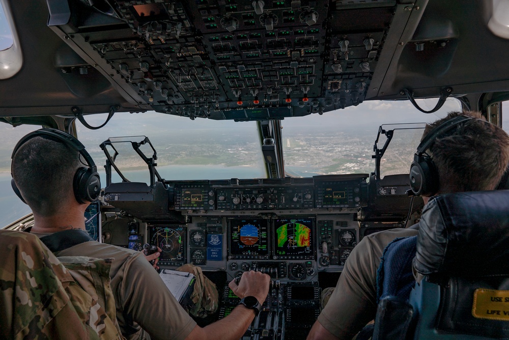 U.S. Military Aircraft Transports Aid to Haiti