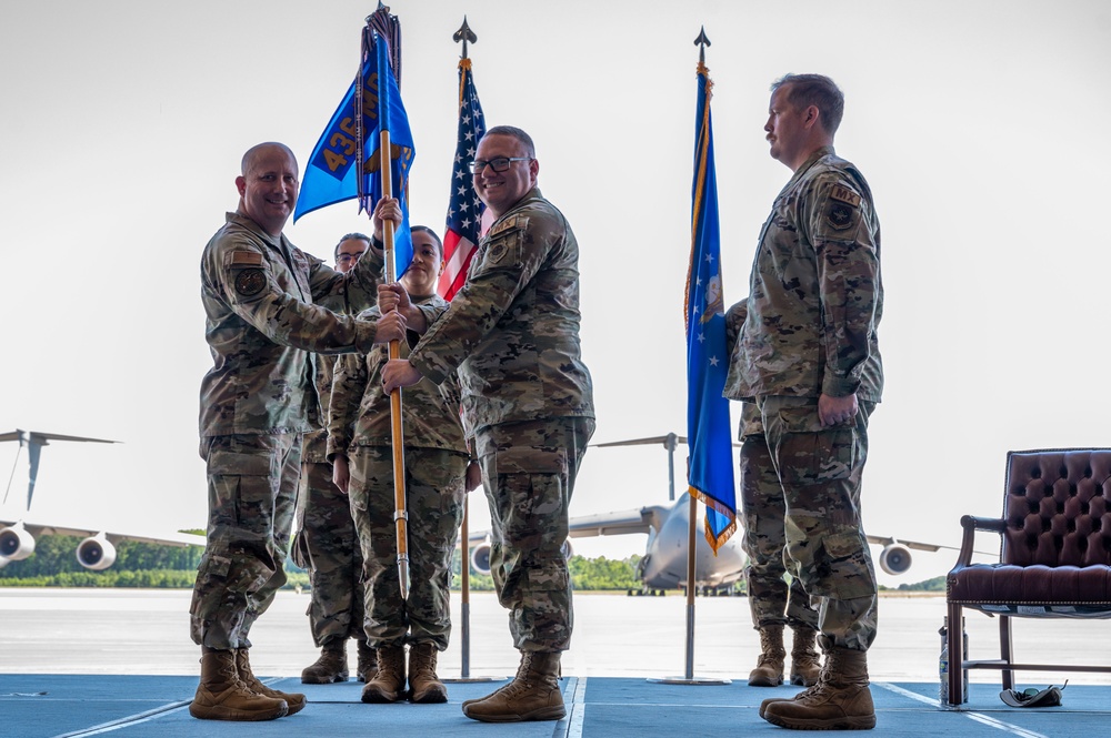 Belanger takes command of the 436th MXS