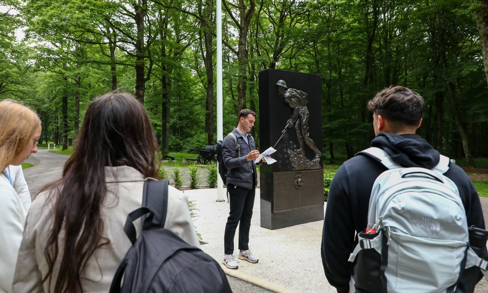 24th MEU (SOC) Professional Military Educational Tour in Belleau Wood, France