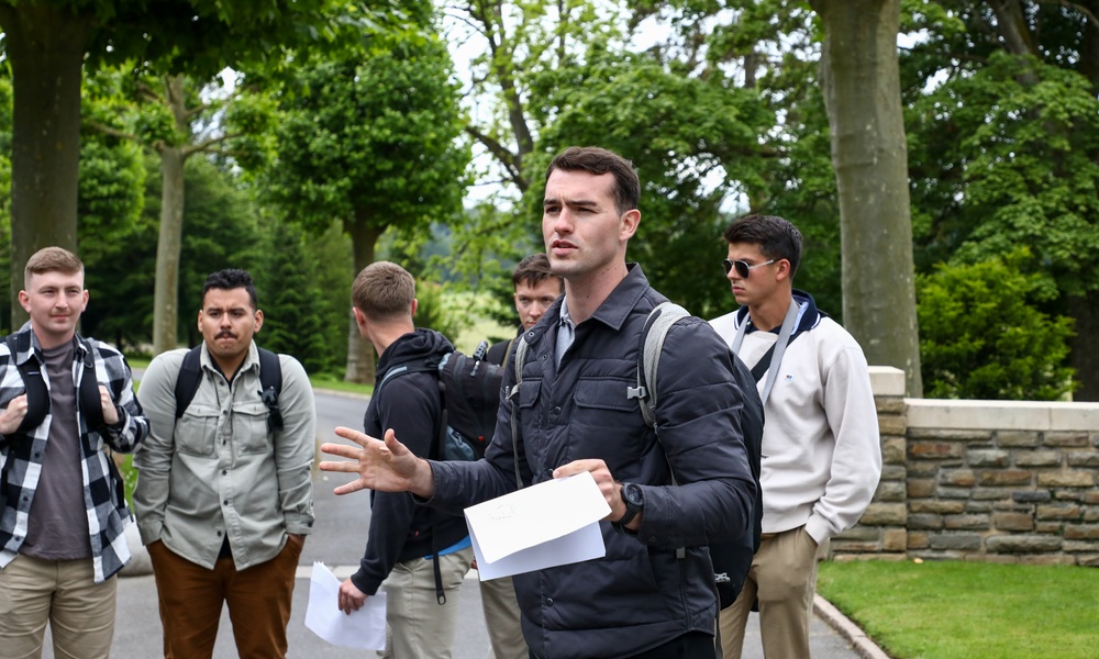24th MEU (SOC) Professional Military Educational Tour in Belleau Wood, France
