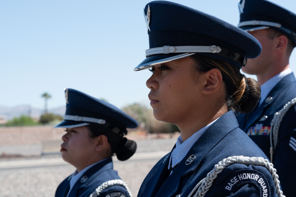 Nellis Honor Guard graduation