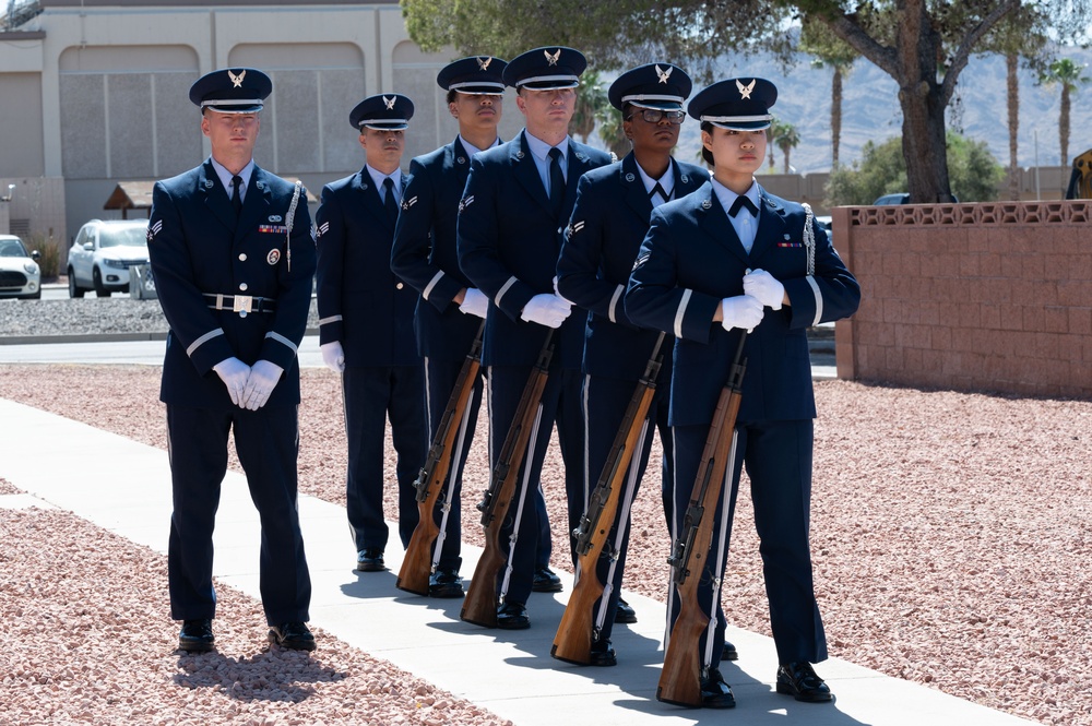Nellis Honor Guard graduation