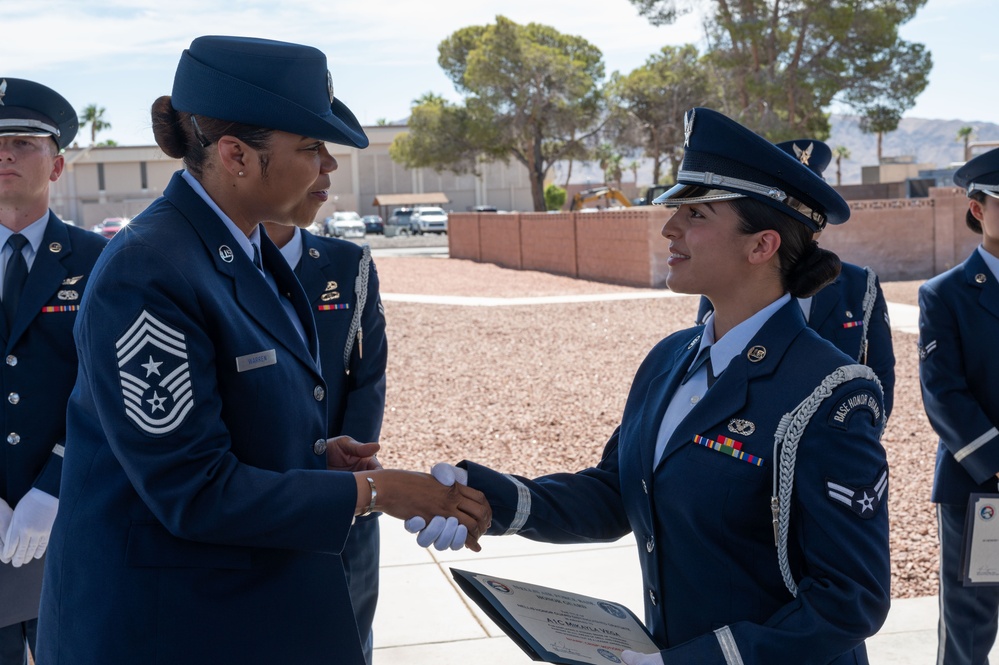 Nellis Honor Guard graduation