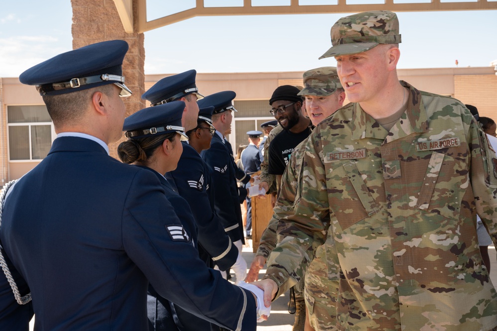 Nellis Honor Guard graduation