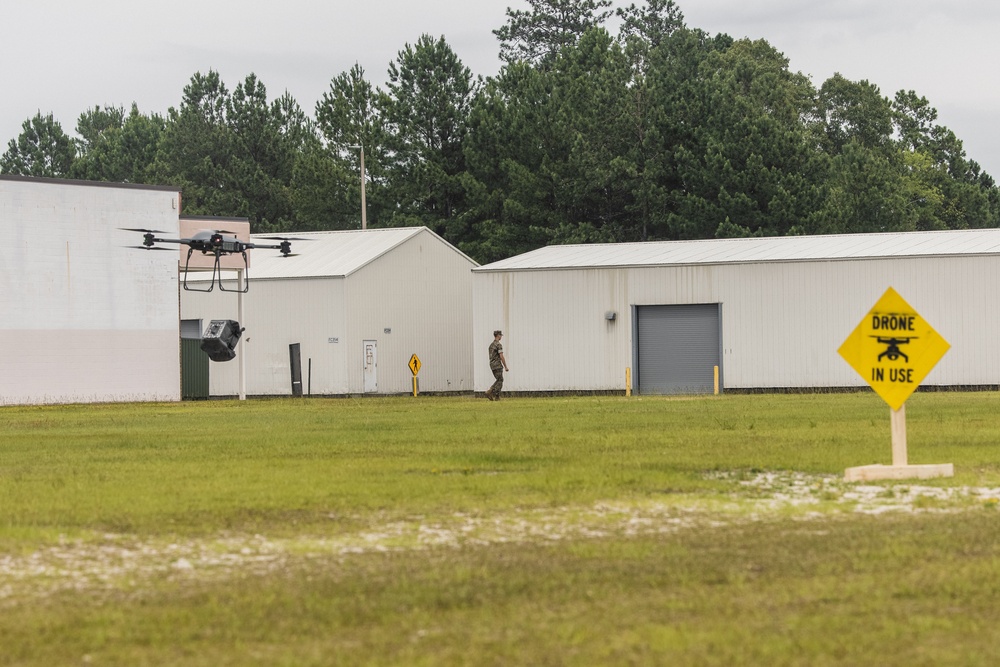 U.S. Marines with 2nd Maintenance Battalion Conduct Supply Training Operations with a Tactical Resupply Vehicle-150