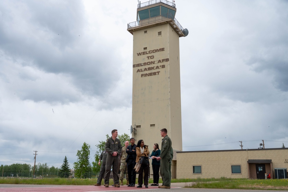 Charge d’Affaires of India to the United States visits Eielson during Red Flag-Alaska 24-2