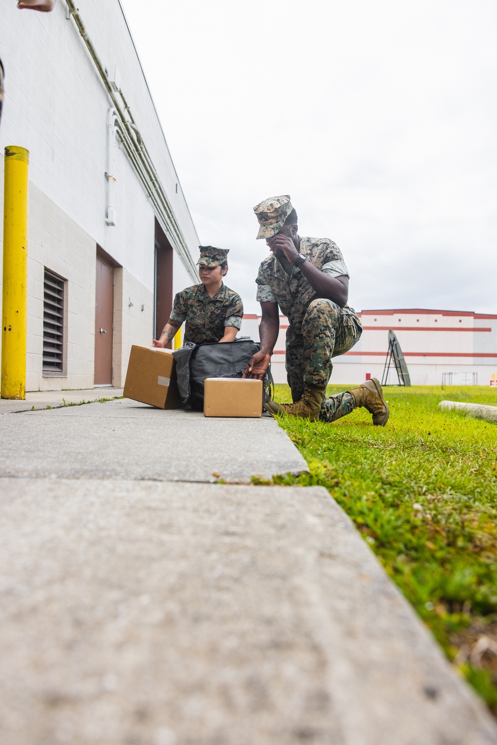 U.S. Marines with 2nd Maintenance Battalion Conduct Supply Training Operations with a Tactical Resupply Vehicle-150