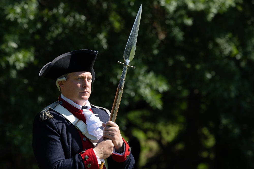 U.S. Army Soldiers support Army Full Honor Arrival ceremony in honor of the Chief of Staff of the Army (Spain)