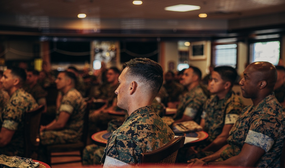 Commandant and Sergeant Major of the Marine Corps Host Town Hall at Camp Lejeune