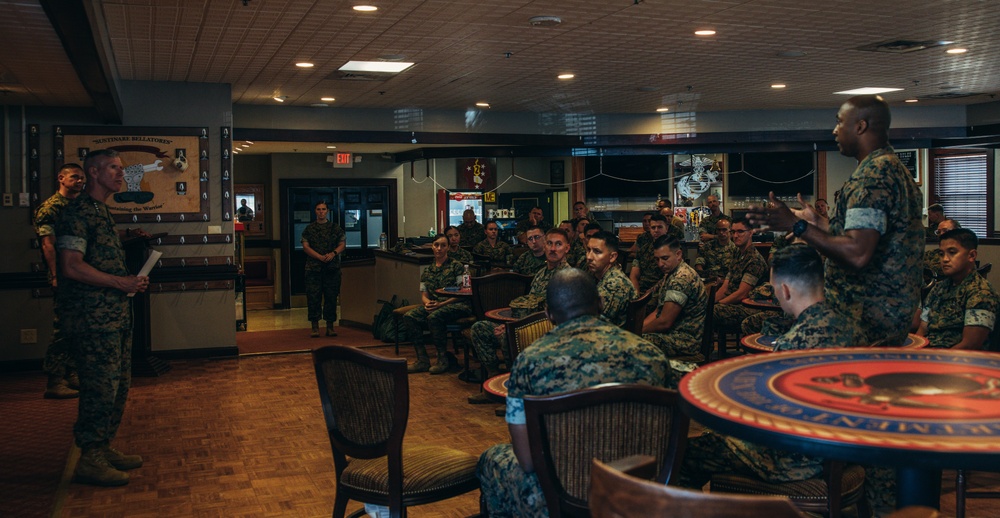 Commandant and Sergeant Major of the Marine Corps Host Town Hall at Camp Lejeune