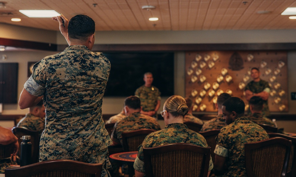 Commandant and Sergeant Major of the Marine Corps Host Town Hall at Camp Lejeune