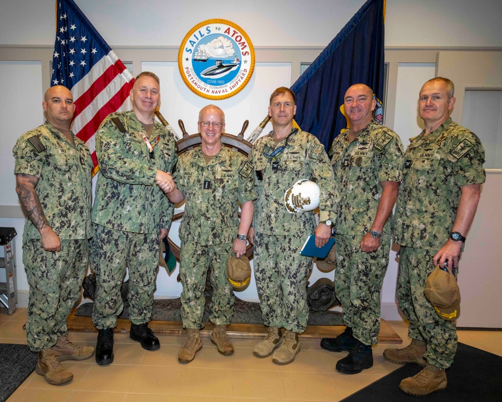 Adm. Caudle Visits Portsmouth Naval Shipyard