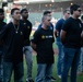 Battalion commander administers oath of enlistment at OKC baseball game