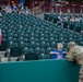 Battalion commander administers oath of enlistment at OKC baseball game