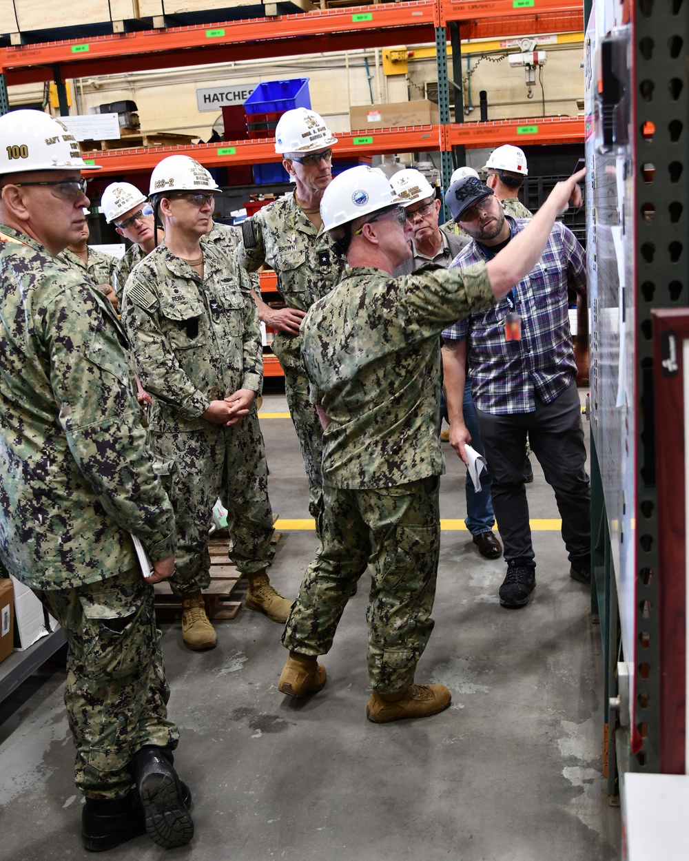 Adm. Caudle Visits Portsmouth Naval Shipyard