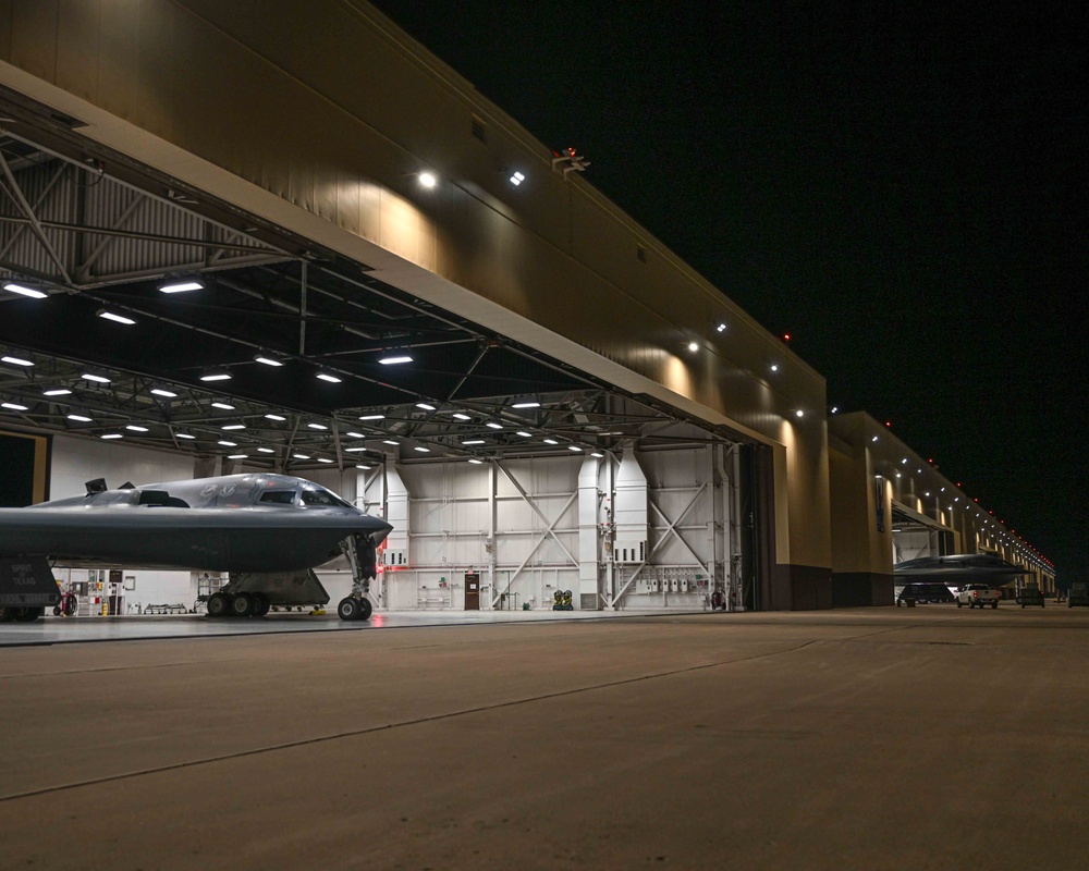 B-2 Spirit Conducts Night Operations
