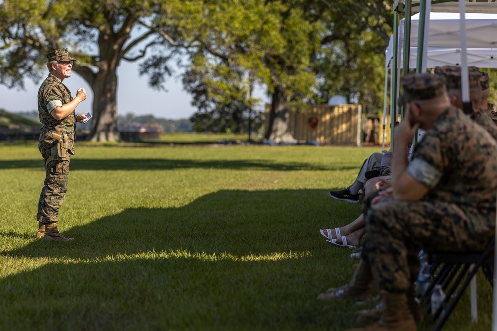 2nd Combat Readiness Regiment Change of Command Ceremony