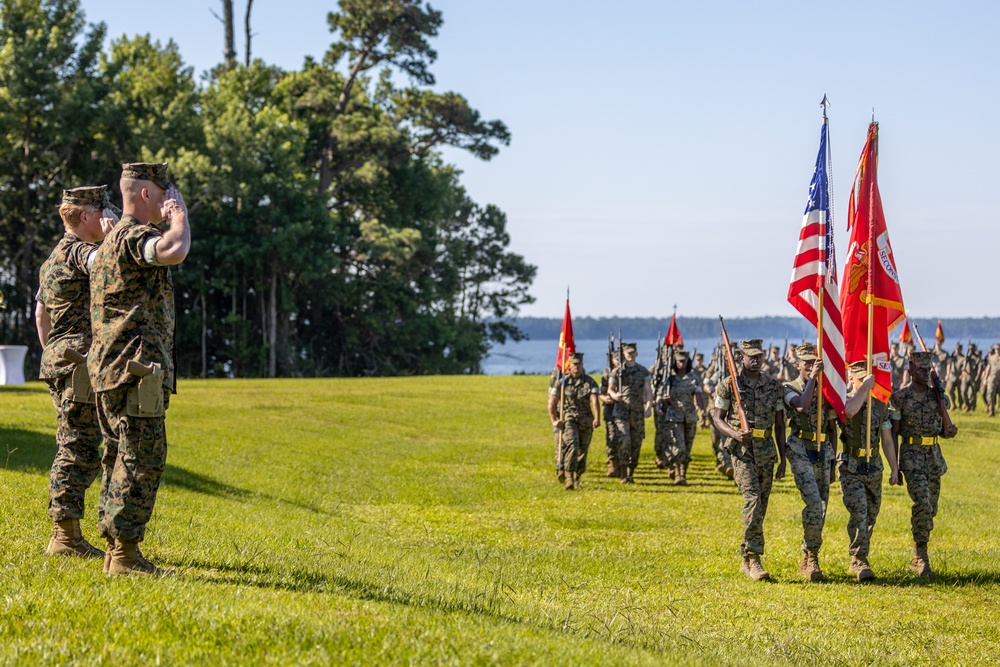 2nd Combat Readiness Regiment Change of Command Ceremony