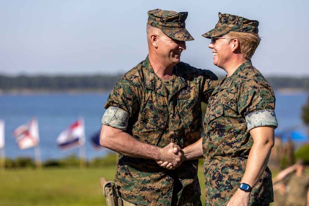 2nd Combat Readiness Regiment Change of Command Ceremony