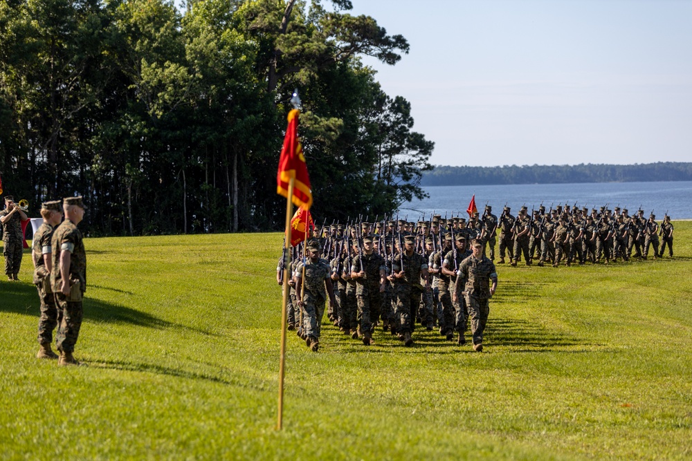 2nd Combat Readiness Regiment Change of Command Ceremony