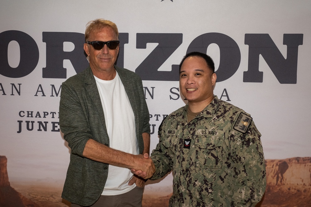 Kevin Costner Visits Great Lakes