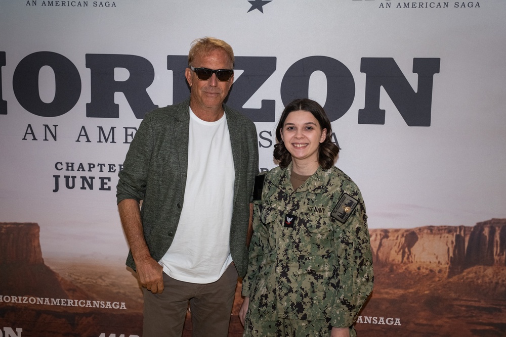 Kevin Costner Visits Great Lakes