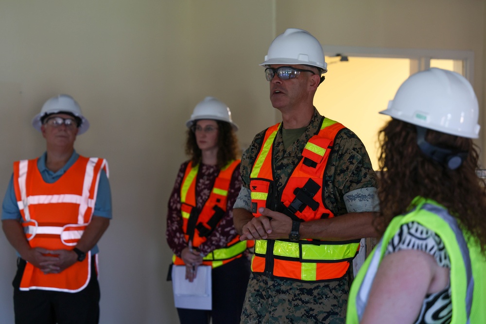 Marine Corps Senior Leaders and Spouses Visit Child Development Center on MCAS New River