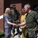 Marine Corps Senior Leaders and Spouses Visit Child Development Center on MCAS New River