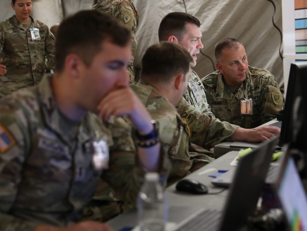 Kentucky Army National Guard Participate in Multi-State Warfighter 2024