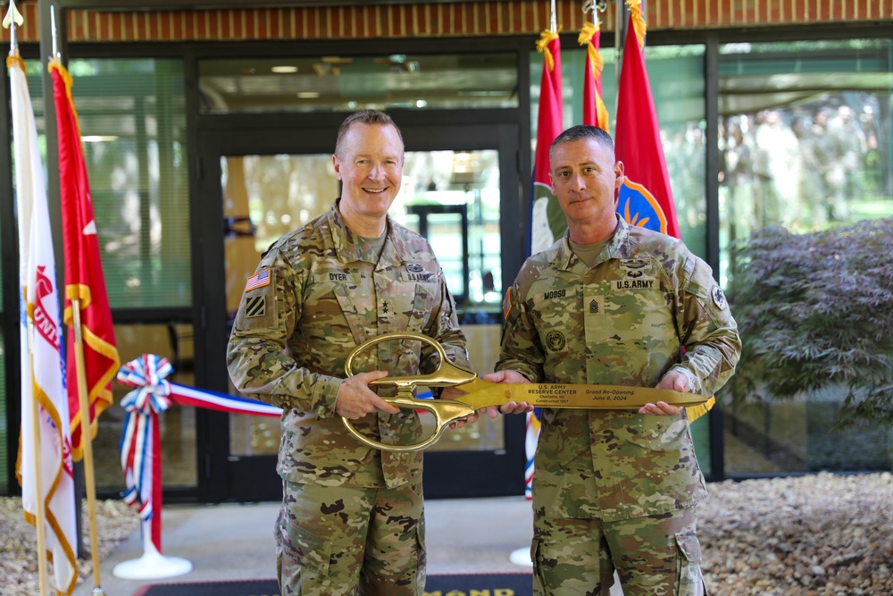 Charlotte Army Reserve Center rededication ceremony on June 8, 2024