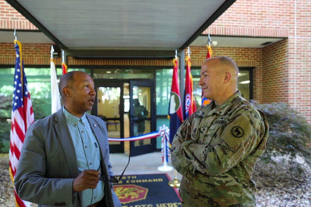 Charlotte Army Reserve Center rededication ceremony on June 8, 2024.