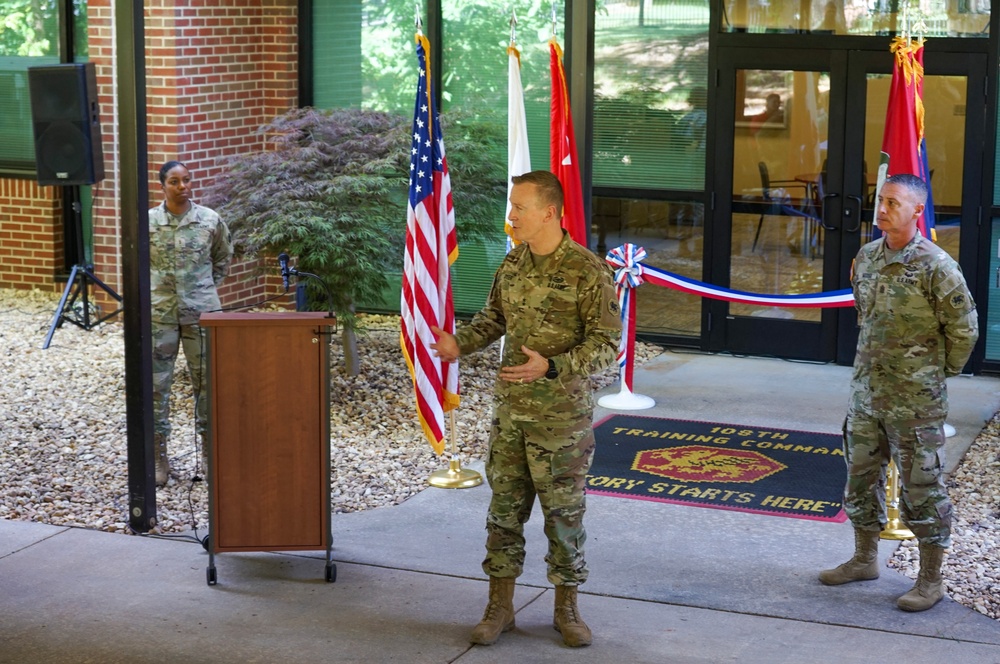 Charlotte Army Reserve Center rededication ceremony on June 8, 2024