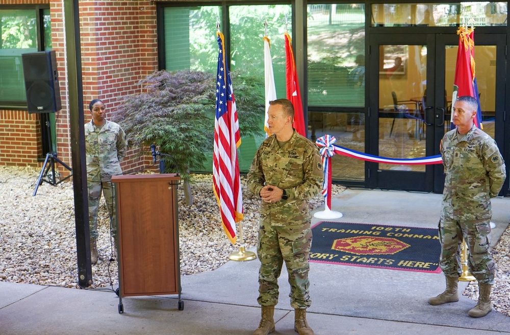 Charlotte Army Reserve Center rededication ceremony on June 8, 2024