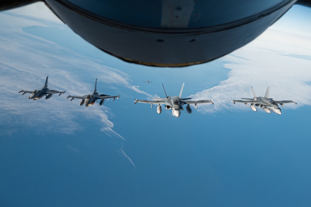 NORAD Aircraft Fly Over Alaska